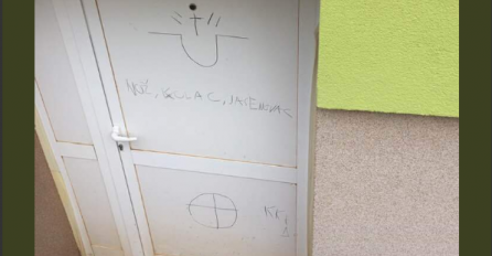 Čehinji ispisali ustaške i nacističke simbole na kući u Zadru
