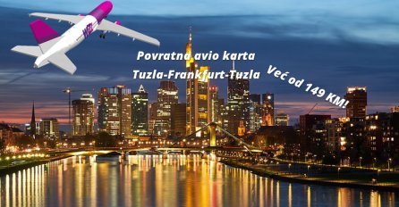 Iskoristite super cijenu povratne avio karte Tuzla-Frankfurt-Tuzla uz CityDeal!
