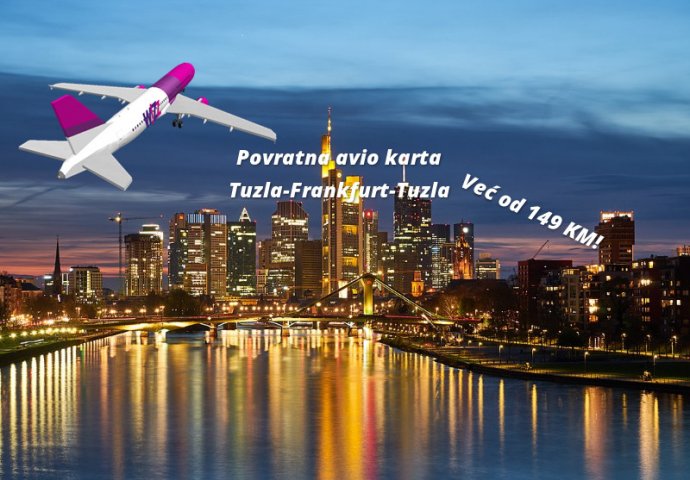 Iskoristite super cijenu povratne avio karte Tuzla-Frankfurt-Tuzla uz CityDeal!