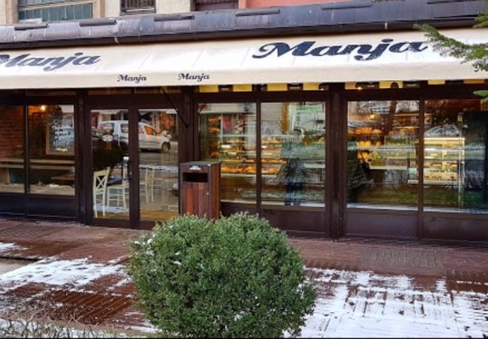 Ispred pekare Manja ispisano "četnik", objavljen: GRAĐANI LIJEPE PLAKATE PROTIV VLASNIKA