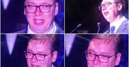 VUČIĆ PLAKAO KAO KIŠA, PA PRED SVIMA PORUČIO: Ovo je bio zločin nad našom djecom, Srbiju pokoriti ne mogu!