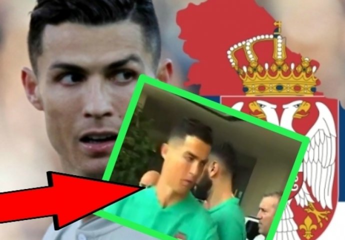 PRED MEČ SA SRBIJOM RONALDO RAZBJESNIO MILIONE: Navijač mu prišao, a kad je Portugalac vidio šta nosi SMJESTA JE REAGOVAO! (VIDEO)