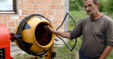 NEĆETE VJEROVATI KAD VIDITE: Pogledajte šta je ovaj BOSANAC napravio od MJEŠALICE ZA BETON!