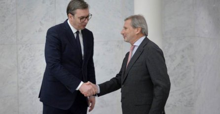 Hahn sa Vučićem: Raditi na vladavini prava i demokratiji