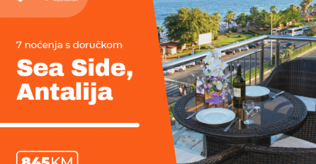 Doživite najljepše trenutke u ANTALIJI, uživajte u suncu i njenim pješčanim plažama!