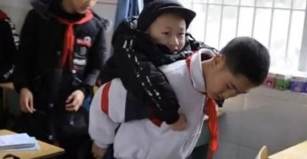 OVOM DJEČAKU SE DIVI CIJELI SVIJET: Svakog dana, već 6 godina, nosi na leđima svog nepokretnog druga u školu