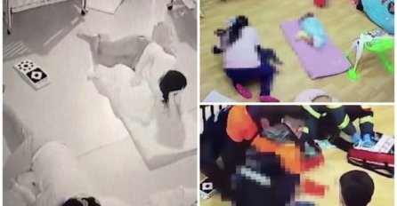 HOROR SNIMAK IZ VRTIĆA, VASPITAČICA LEGLA PREKO BEBE I UGUŠILA JE: "Htjela sam samo da ga uspavam" 