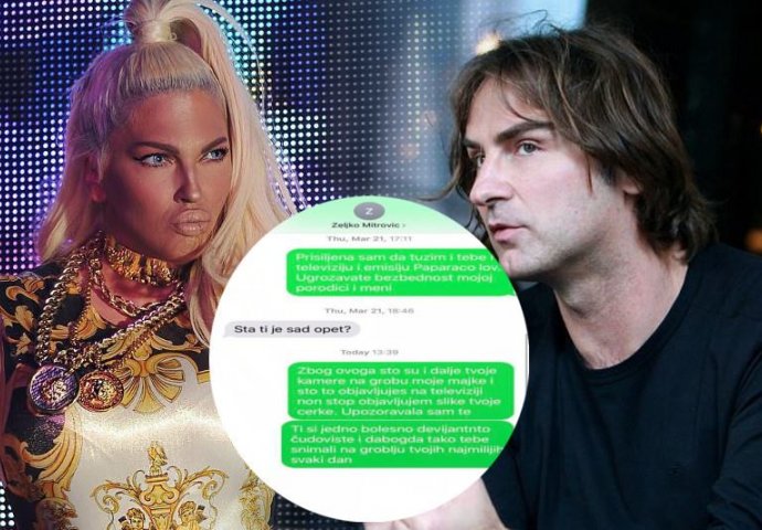 "DABOGDA I TEBE NA GROBU SNIMALI": Jelena Karleuša objavila RAT MITROVIĆU, pročitajte JEZIVU PORUKU KOJU MU JE POSLALA!