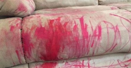 MOŽETE LI VJEROVATI DA JE OVAJ KAUČ PONOVO ČIST? "Sin mi je napravio haos ružem za usne, a ovaj trik me spasio" 