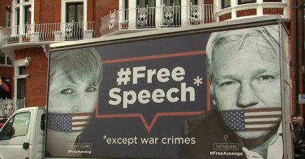 Pristalice Assangea pokušavaju spriječiti njegovo izbacivanje iz ekvadorske ambasade u Londonu  