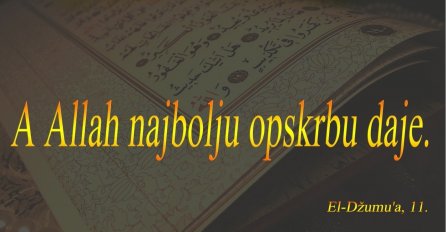 Nafaka traži čovjeka više nego što ga traži smrt