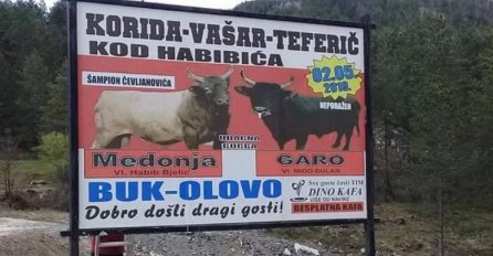 MEDONJA I GARO OSVANULI NA BILBORDU: U mali bh. grad 2. maja stiže 10.000 posjetilaca, sprema se veliki...