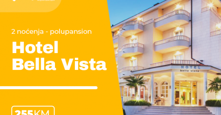 Nezaboravan prvi maj provedite u Drveniku sa smještajem u 4* uz polupansion! (28.04. - 03.05.2019.)hotelu Bella Vista 