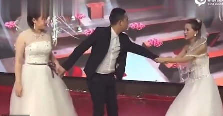 SPREMAO SE DA POLJUBI MLADU, A ONDA JE NA VJENČANJE UPALA NJEGOVA BIVŠA U ISTOJ VJENČANICI: Pala je na koljena i počela je da ga moli 