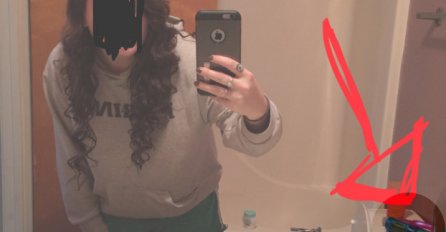 HTJELA JE DA USLIKA OBIČAN SELFIE I POŠALJE RODITELJIMA: Ali nije uočila jedan detalj, KOJI BLAM! (FOTO)