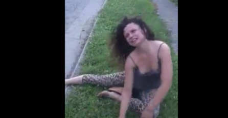 Djevojka na sred ulice se ponaša kao da u nju ušao šejtan, a istina je još više zastrašujuća (UZNEMIRUJUĆI VIDEO)