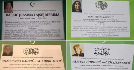 Poznato vrijeme i mjesto dženaza-namaza četiri poginule uposlenice OŠ Kovačići