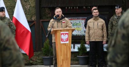 Duda posjetio poljske vojnike u Butmiru