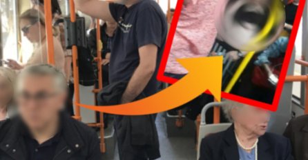 MUK U BEOGRADSKOM AUTOBUSU: Majica se zadigla i CIJELE SU ISPALE, svi su  gledali u ŠOKU! (FOTO)