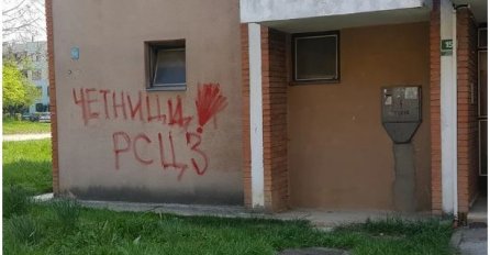 U Sarajevu osvanuo grafit “Četnici RS CZ”