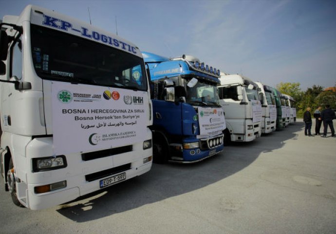 Humanitarni konvoj iz BiH krenuo prema Siriji 