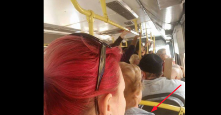 SVI SU GLEDALI U OVU DJEVOJKU U BEOGRADSKOM AUTOBUSU: Gledali u ŠOKU ono što joj stoji na VRATU (FOTO)