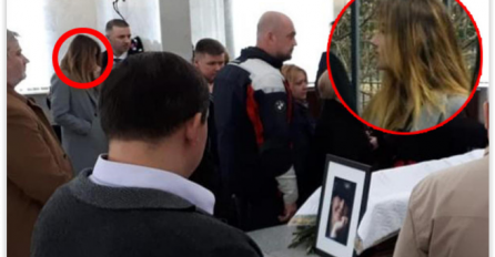 Otkriveno ko je  MISTERIOZNA LJEPOTICA u koju su svi gledali na komemoraciji Mire Marković  (FOTO)