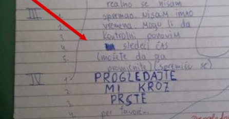 UČENIK IZ BOSNE NIJE ZNAO ODGOVORE, PA NAPISAO UČITELJICI PORUKU: Region plače od smijeha, ALI UČITELJICA JE BIJESNA! (FOTO)