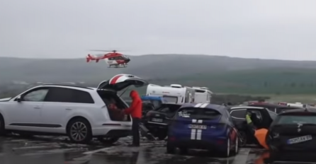 STRAVIČNO! Veliki lančani sudar, sudarilo se više od 50 vozila: Ljudi zarobljeni u vozilima, najmanje 25 osoba povrijeđeno, helikopteri učestvuju u spašavanju