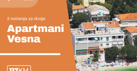 LAST MINUTE: Prvi maj provedite na Makarskoj rivijeri i ugodnim apartmanima Vesna u Gradcu!