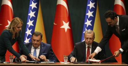 Erdogan i Dodik potpisali revidirani Ugovor o slobodnoj trgovini između BiH i Turske