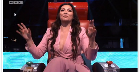 Nina Badrić ukrala svu pažnju kada se sa ogromnim dekolteom pojavila u žiriju takmičenja (FOTO)