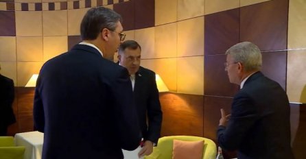 DODIK I DŽAFEROVIĆ SE SVAĐALI PRED VUČIĆEM: Kamere sve zabilježile
