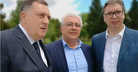 Dodik i Vučić susreli se s Andrijom Mandićem, osuđenim za državni udar u Crnoj Gori