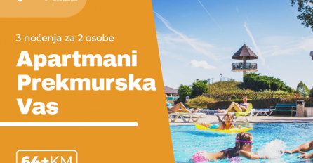Opustite sva svoja osjetila uz romantični odmor u Termama 3000 sa smještajem u apartmanima Prekmurska Vas ****!