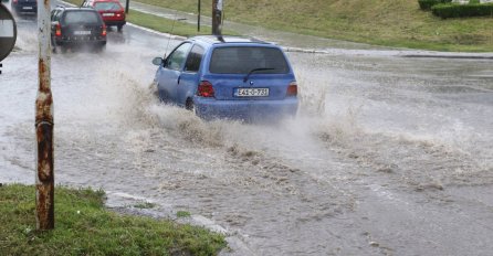 Narandžasto upozorenje za veći dio BiH zbog padavina