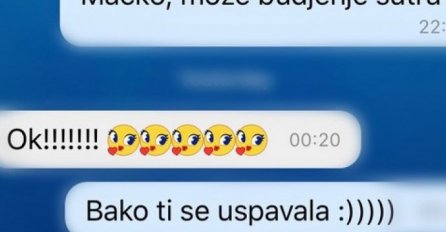 TAMARA JE ZAMOLILA BAKU DA JE PROBUDI U 7, A ONDA JE U 8:15 STIGLA PORUKA: Zbog bakinog SMS-A Srbija plače od smijeha (FOTO)