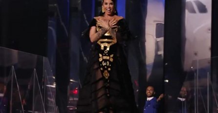 SKANDAL NA EUROSONGU: Predstavnica Albanije pokazala dvoglavog orla pred izlazak Srpkinje na scenu! (VIDEO)