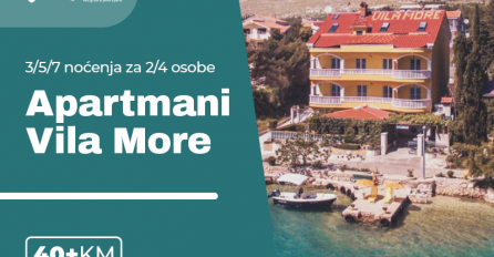 Doživite jutra s pogledom na prekrasni Jadran u moderno opremljenim apartmanima Vila More 3/4*!