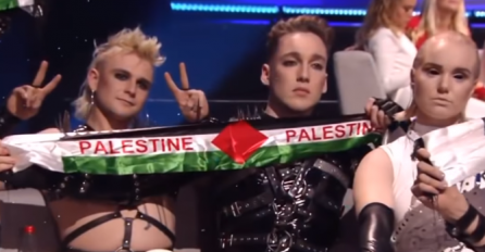 Skandal u finalu: Islanđani su mahali palestinskim zastavama dok su Madonnini plesači na leđima imali zastave Izraela i Palestine