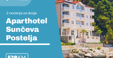 Posjetite biser jadranske obale i atraktivno turističko središte sa smještajem u Aparthotelu Sunčeva Postelja!