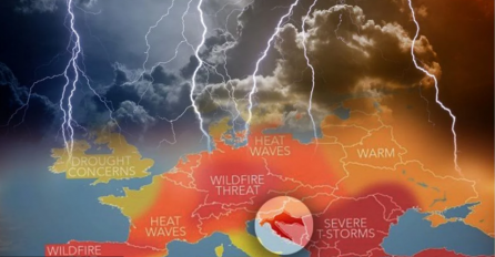 IZDAT ŽUTI METEOALARM ZA CIJELU BIH: Ovaj dio države je prvi na udaru 