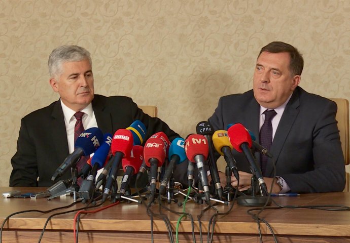 Čović i Dodik u Mostaru: Mi želimo žurno formiranje vlasti, ali Bošnjaci oklijevaju