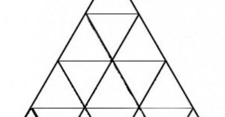 DJELUJE JEDNOSTAVNO, ALI SAMO NATPROSJEČNO INTELIGENTNI OVO MOGU RIJEŠITI: Koliko trouglova vidite na slici?