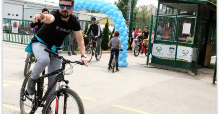 Proslavljeni bh reprezentativac vozio bicikl za djecu sa autizmom
