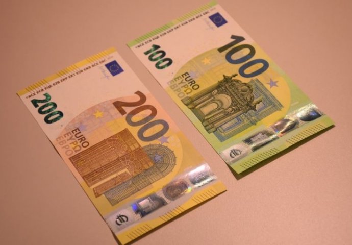 U opticaj puštene nove novčanice od 100 i 200 eura