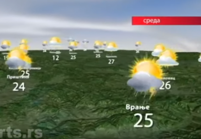 SINOĆ SU GLEDATELJI RTS-A U 20 I 10 OPLAKALI OD SMIJEHA: Vidite li šta piše ispod priloga o vremenskoj prognozi! (FOTO)
