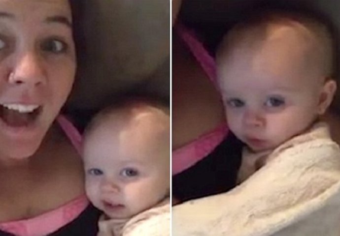 OVO MORATE VIDJETI: Mama je rekla bebi “volim te”, ali cijeli internet se ne prestaje smijati njenom odgovoru! (VIDEO)