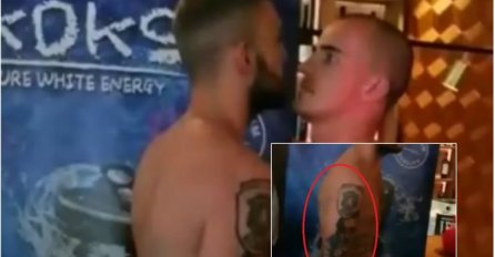 IZBIO SKANDAL NA VAGANJU: Veljko Ražnatović provocirao Hrvata sa TETOVAŽOM na ruci