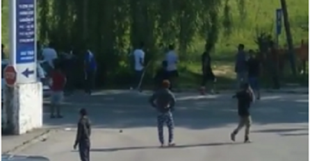 MASOVNA TUČNJAVA MIGRANATA U VELIKOJ KLADUŠI: Objavljen snimak